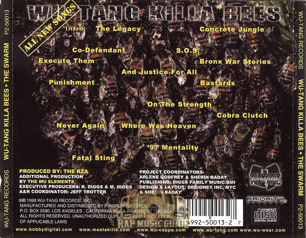 Wu-Tang Killa Bees - The Swarm Volume 1: CD | Rap Music Guide